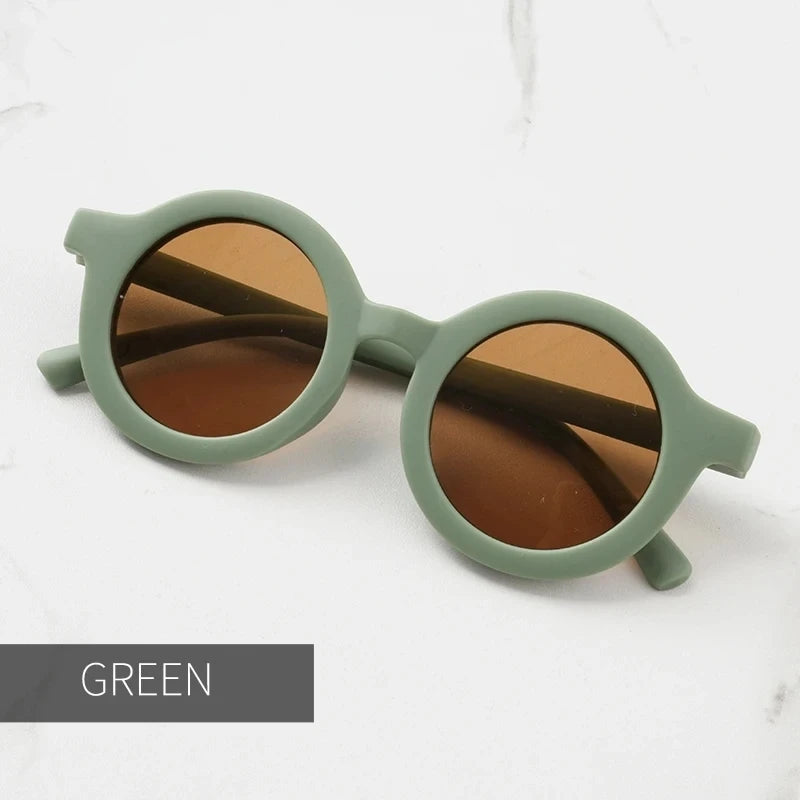 Children's sunglasses for boys and girls Children's sunglasses for babies Round frame sunglasses