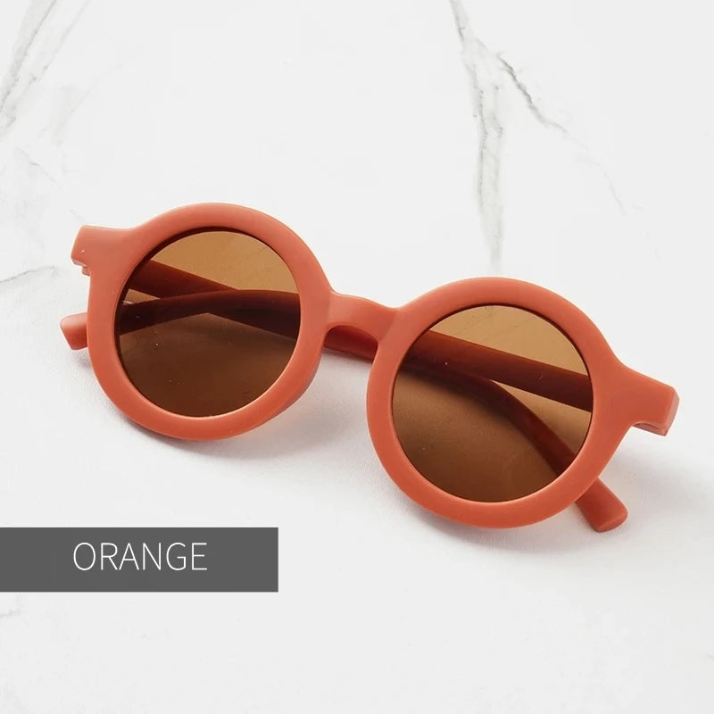 Children's sunglasses for boys and girls Children's sunglasses for babies Round frame sunglasses