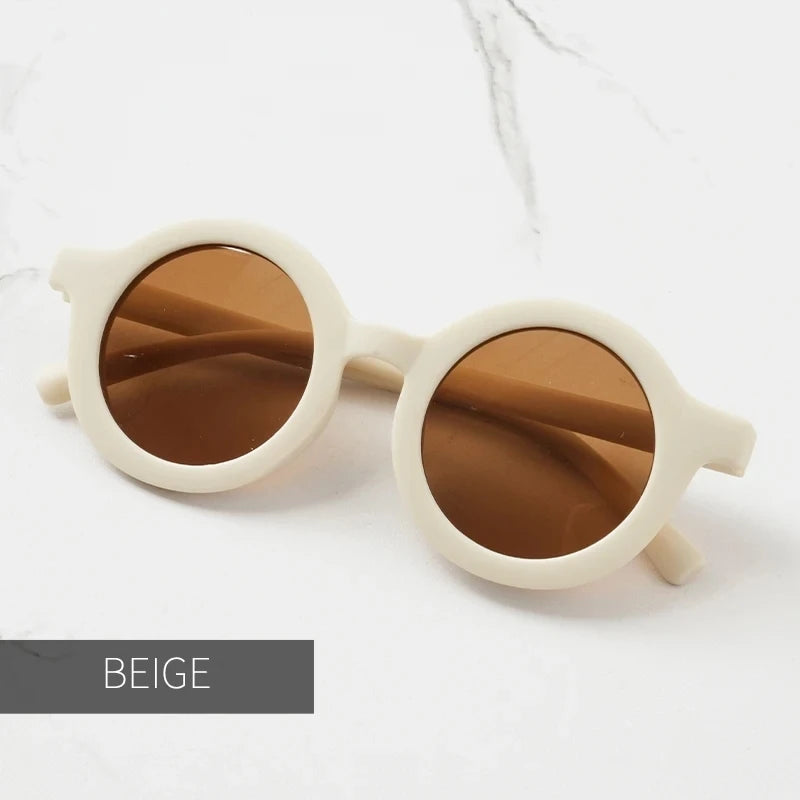 Children's sunglasses for boys and girls Children's sunglasses for babies Round frame sunglasses