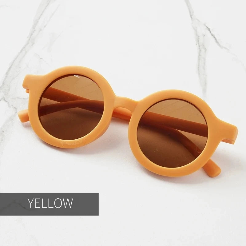 Children's sunglasses for boys and girls Children's sunglasses for babies Round frame sunglasses