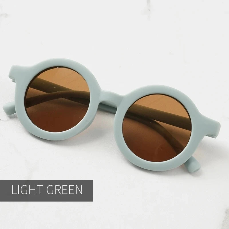 Children's sunglasses for boys and girls Children's sunglasses for babies Round frame sunglasses
