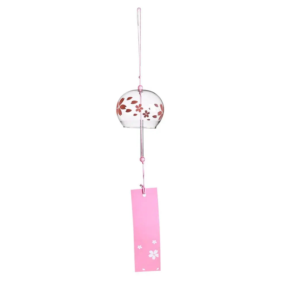 1Pcs Creative Wind Bell Japan Wind Chimes Handmade Glass Furin Spa Japanese Room Decor Garden Pendant Kitchen Office Home Decor