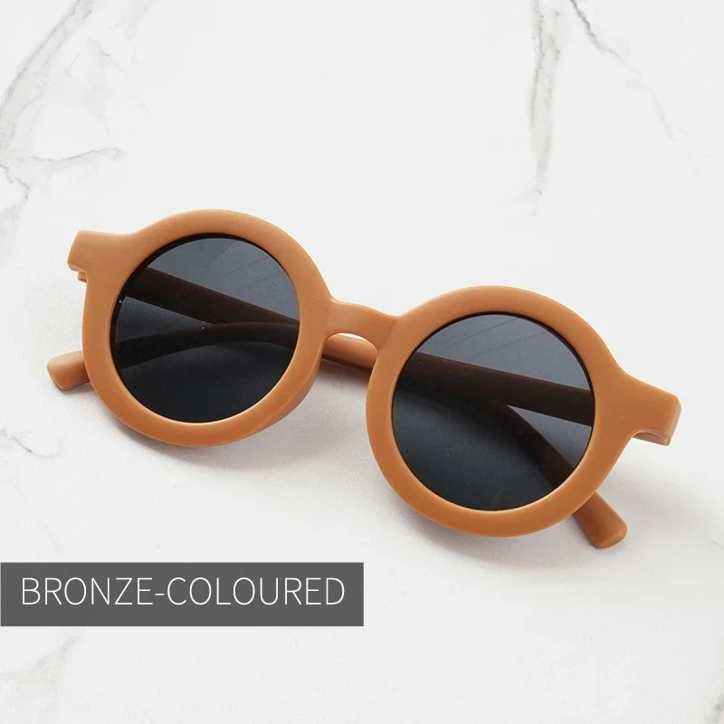Children's sunglasses for boys and girls Children's sunglasses for babies Round frame sunglasses