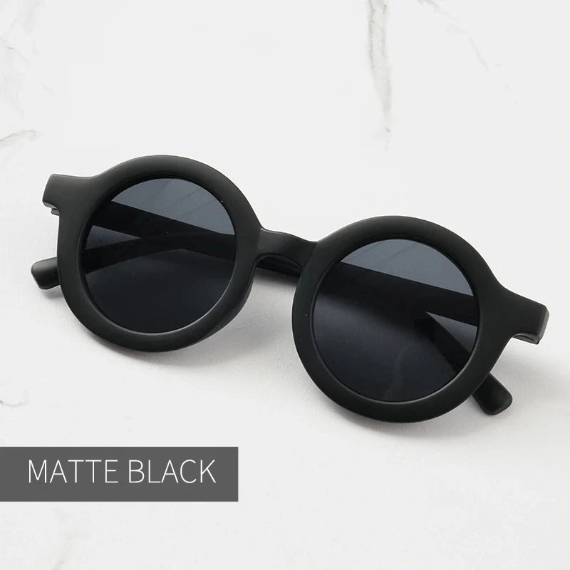 Children's sunglasses for boys and girls Children's sunglasses for babies Round frame sunglasses