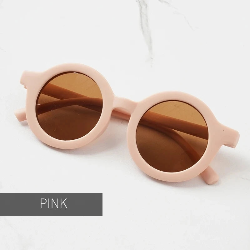 Children's sunglasses for boys and girls Children's sunglasses for babies Round frame sunglasses