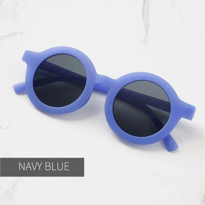 Children's sunglasses for boys and girls Children's sunglasses for babies Round frame sunglasses