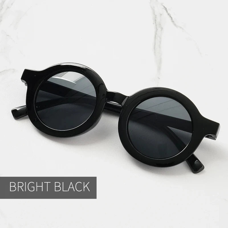 Children's sunglasses for boys and girls Children's sunglasses for babies Round frame sunglasses