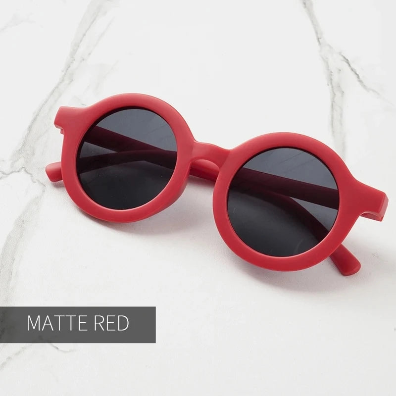 Children's sunglasses for boys and girls Children's sunglasses for babies Round frame sunglasses