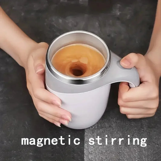 Automatic Self Stirring Mug Coffee Milk Fruits Mixing Cup Electric Stainless Steel Lazy Rotating Mug Magnetic Stirring Cup
